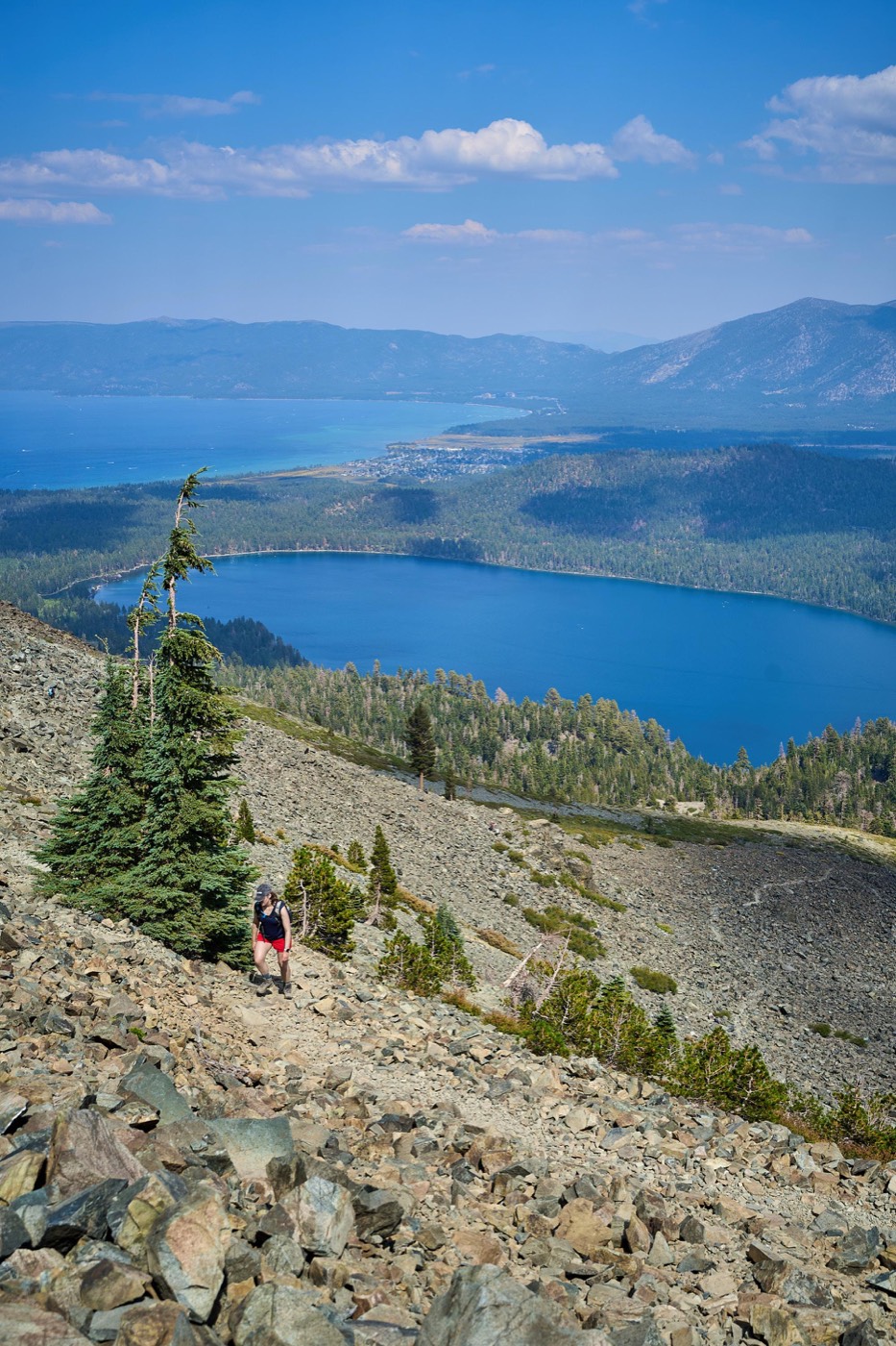 Hiking at Lake Tahoe